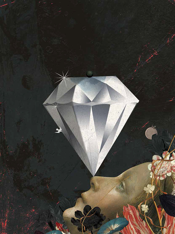 illustrations Emmanuel Polanco / Colagene.com pour Femme majuscule